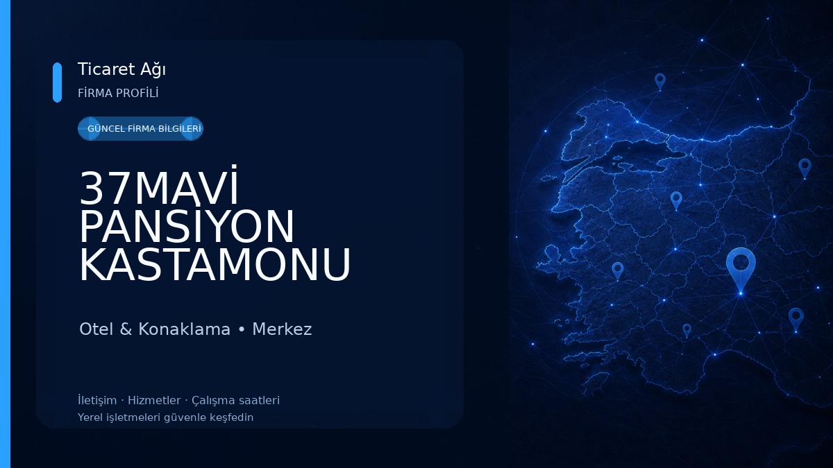 37MAVİ PANSİYON KASTAMONU Otel & Konaklama