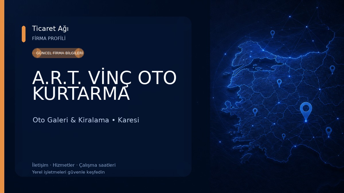 A.R.T. VİNÇ OTO KURTARMA