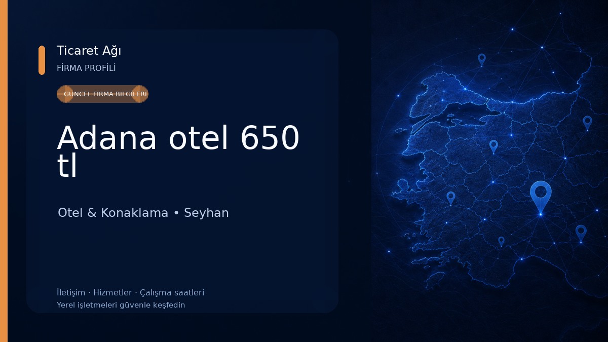 Adana otel 650 tl Otel & Konaklama