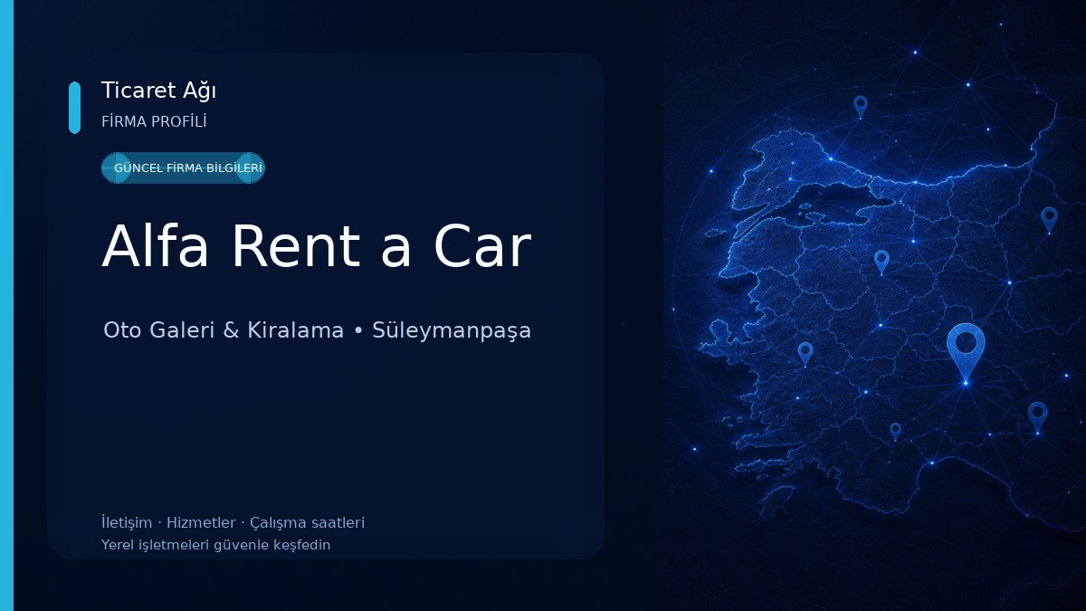 Alfa Rent a Car Oto Galeri & Kiralama