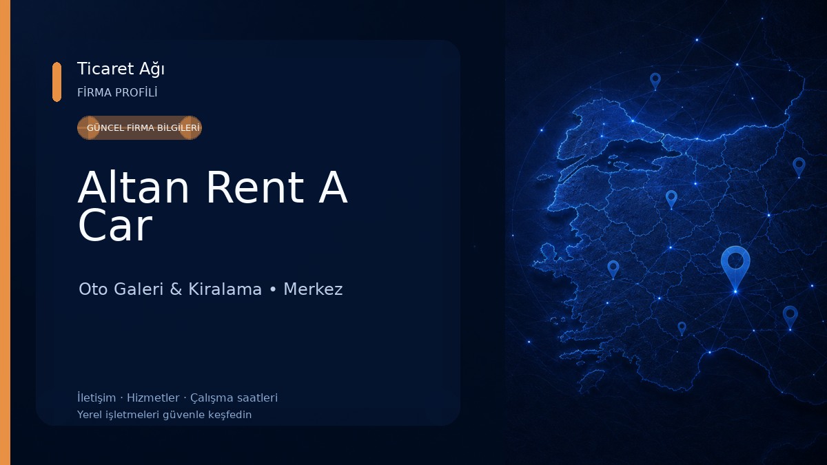 Altan Rent A Car Oto Galeri & Kiralama