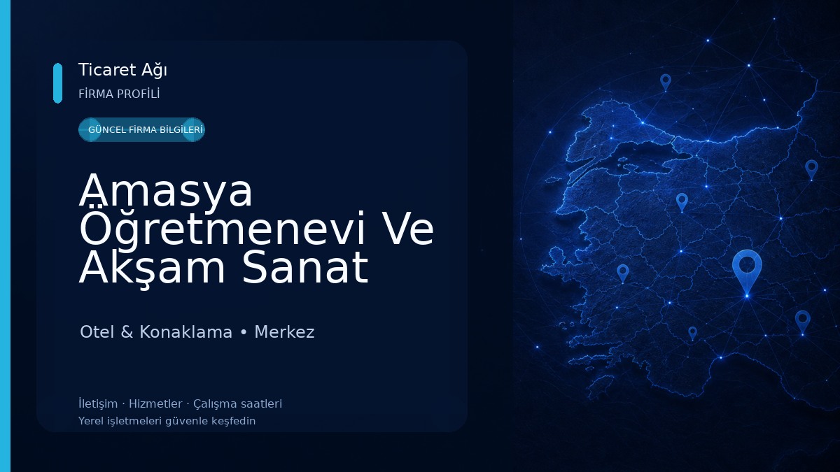 Amasya Öğretmenevi Ve Akşam Sanat Okulu Otel & Konaklama