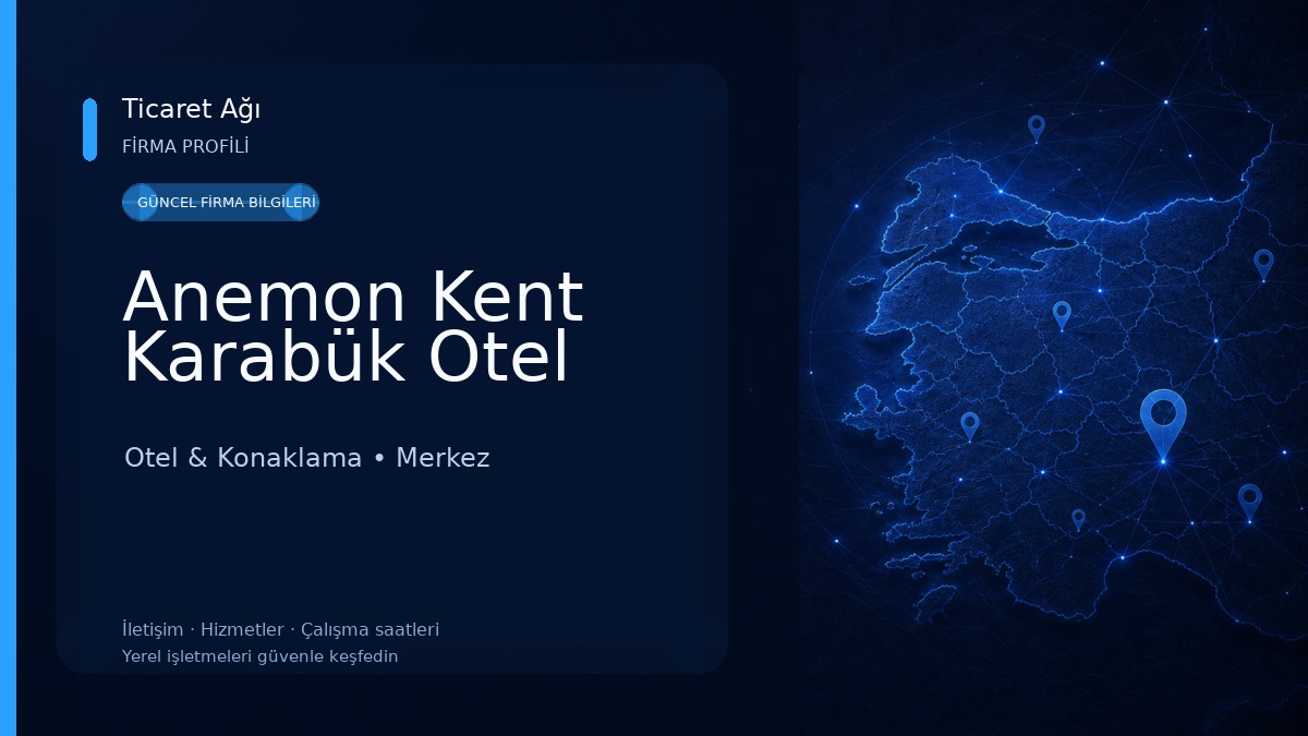 Anemon Kent Karabük Otel Otel & Konaklama