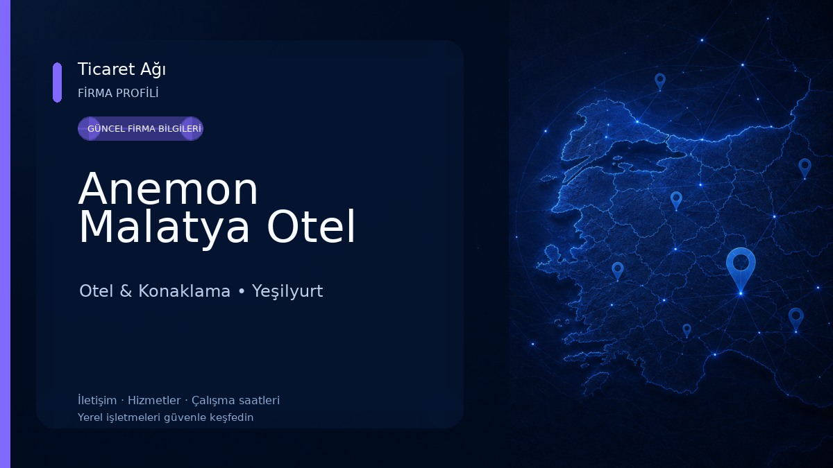 Anemon Malatya Otel Otel & Konaklama