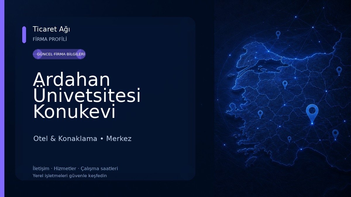 Ardahan Ünivetsitesi Konukevi Otel & Konaklama