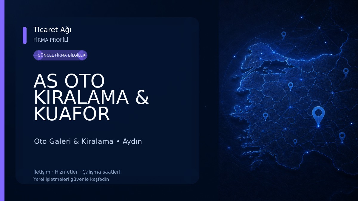 AS OTO KIRALAMA & KUAFOR Oto Galeri & Kiralama