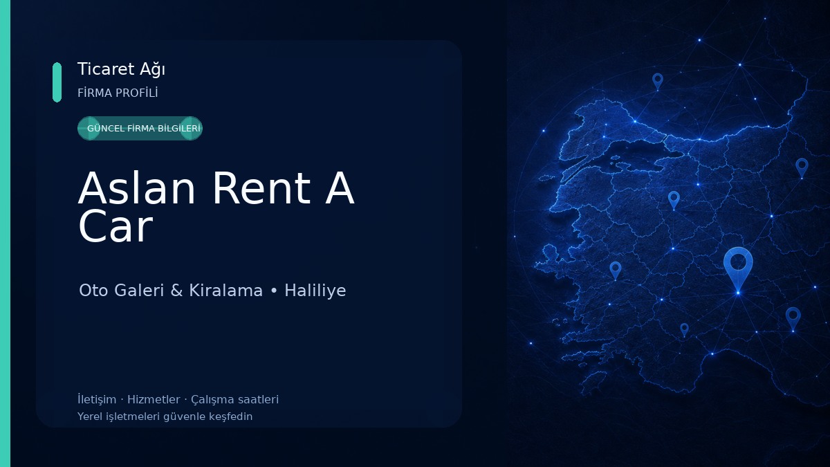 Aslan Rent A Car Oto Galeri & Kiralama