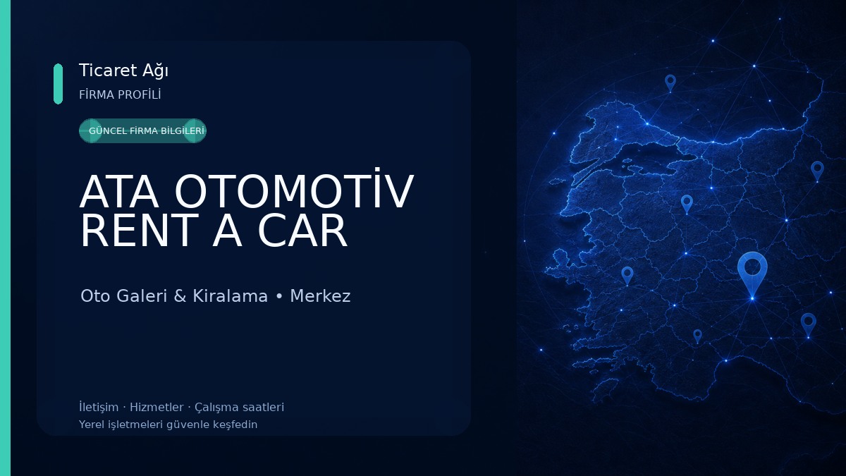ATA OTOMOTİV RENT A CAR Oto Galeri & Kiralama