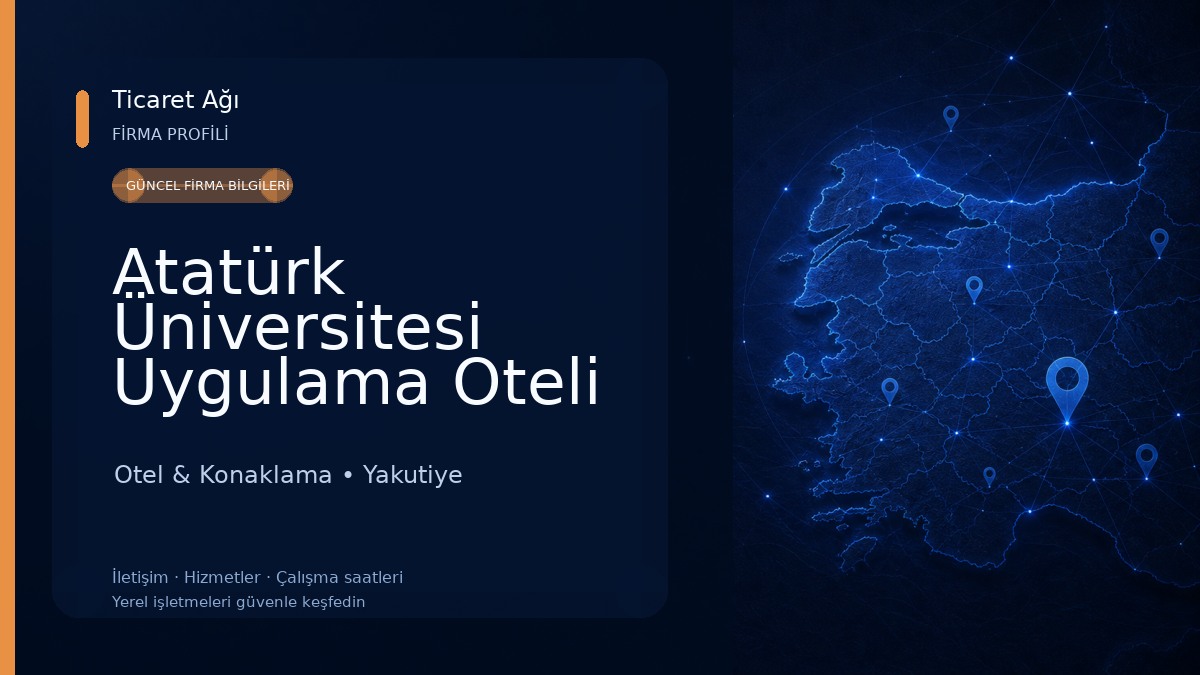 Atatürk Üniversitesi Uygulama Oteli Otel & Konaklama