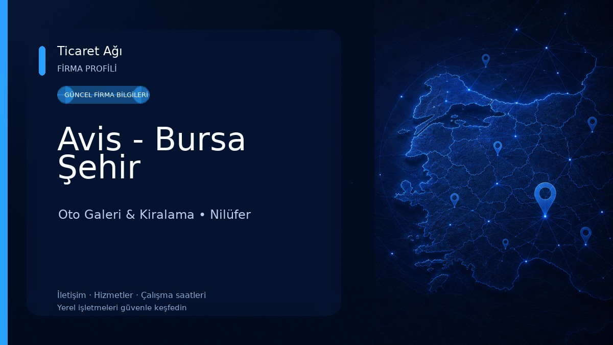 Avis - Bursa Şehir Oto Galeri & Kiralama