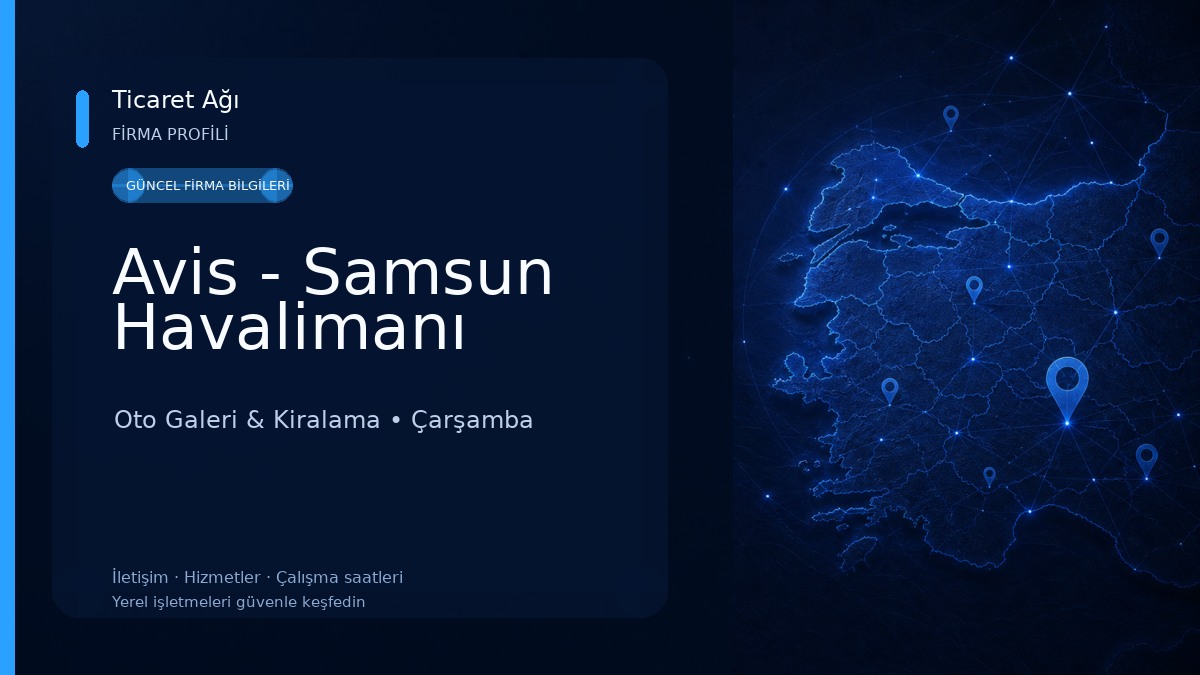 Avis - Samsun Havalimanı Oto Galeri & Kiralama