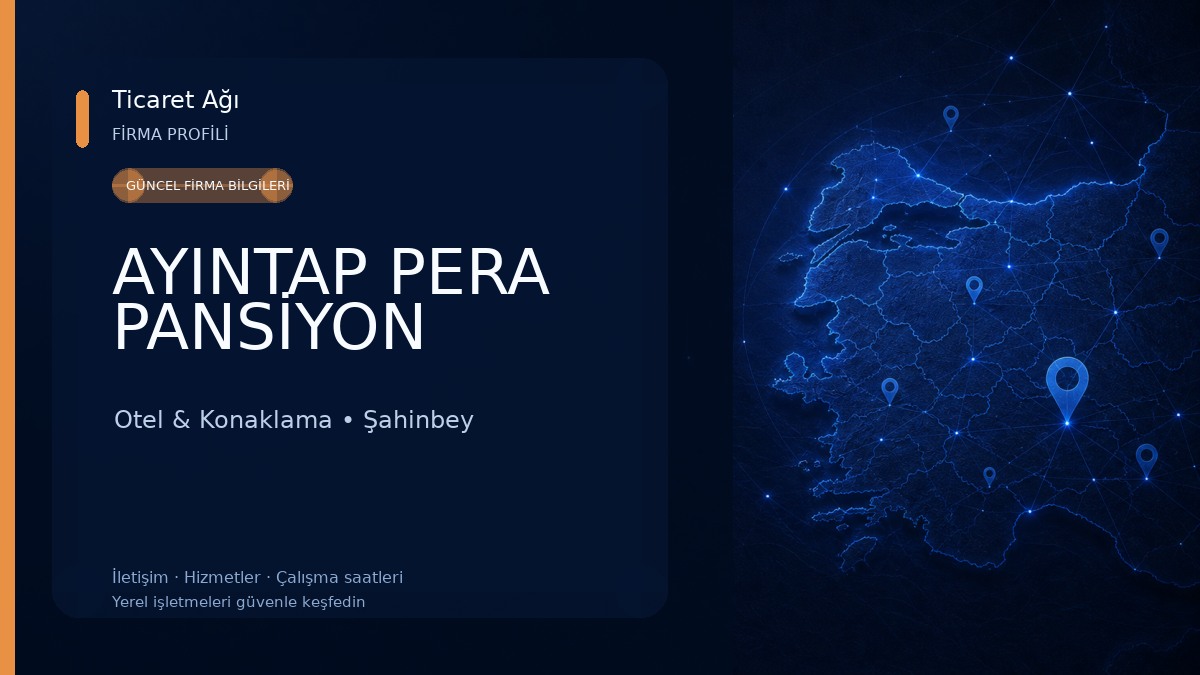 AYINTAP PERA PANSİYON Otel & Konaklama