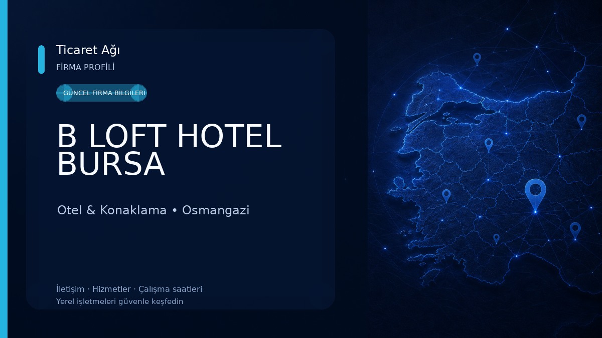 B LOFT HOTEL BURSA Otel & Konaklama