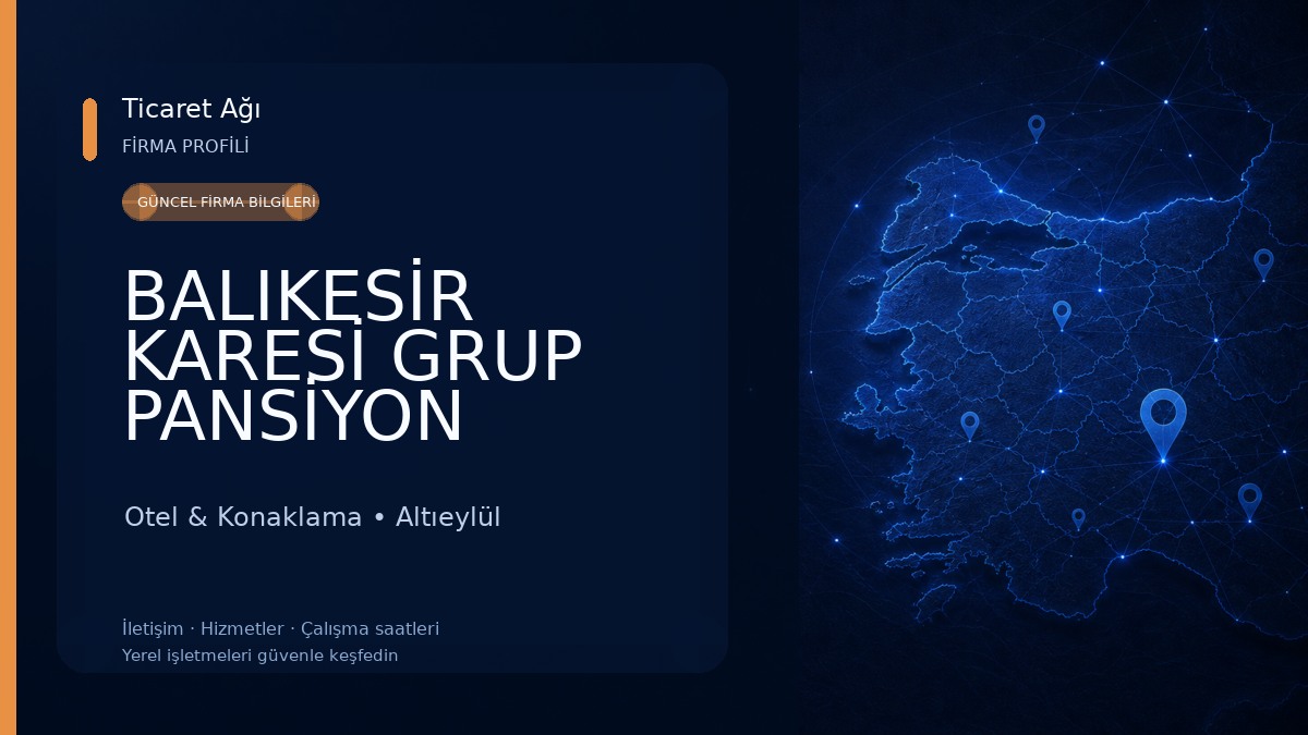 BALIKESİR KARESİ GRUP PANSİYON Otel & Konaklama