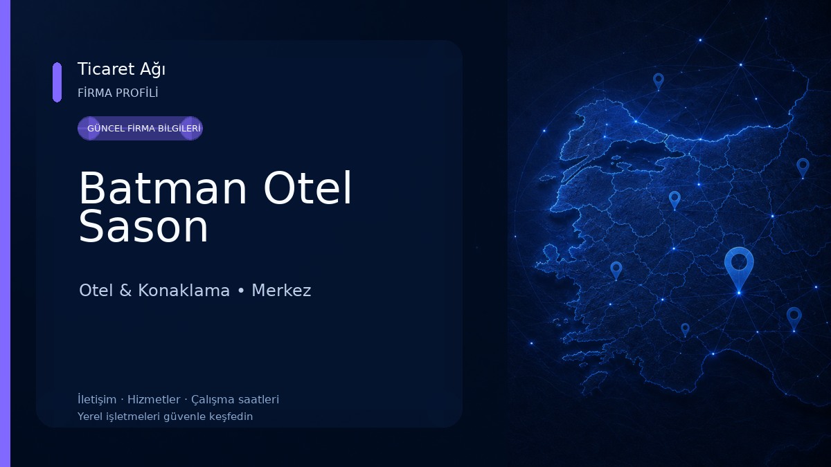 Batman Otel Sason Otel & Konaklama