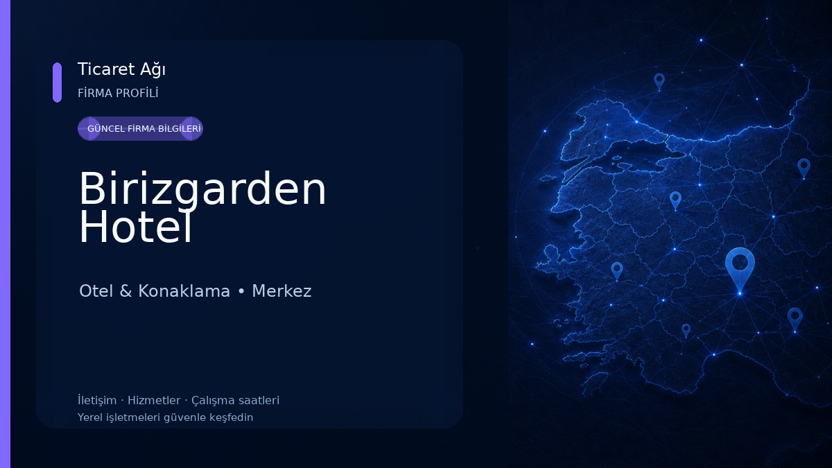Birizgarden Hotel Otel & Konaklama