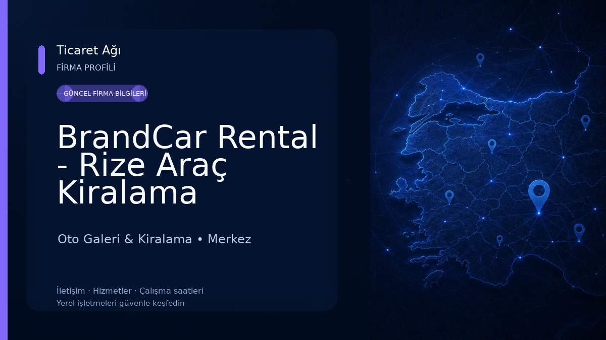 BrandCar Rental - Rize Araç Kiralama 