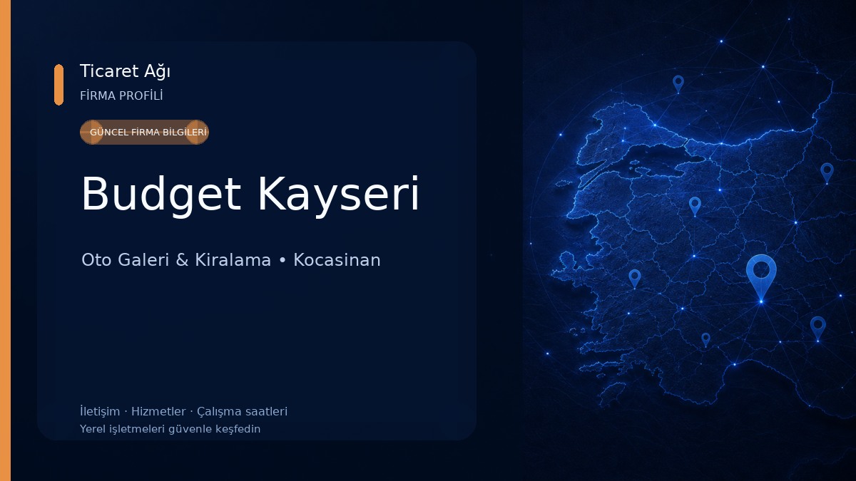 Budget Kayseri Oto Galeri & Kiralama