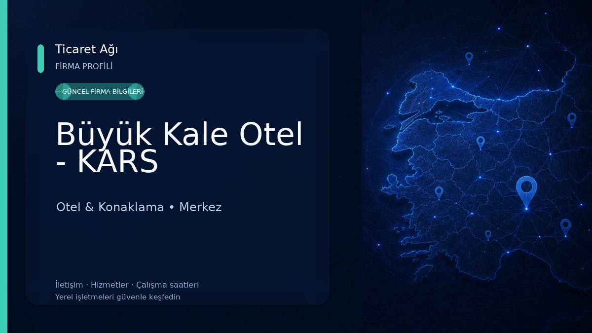 Büyük Kale Otel - KARS Otel & Konaklama