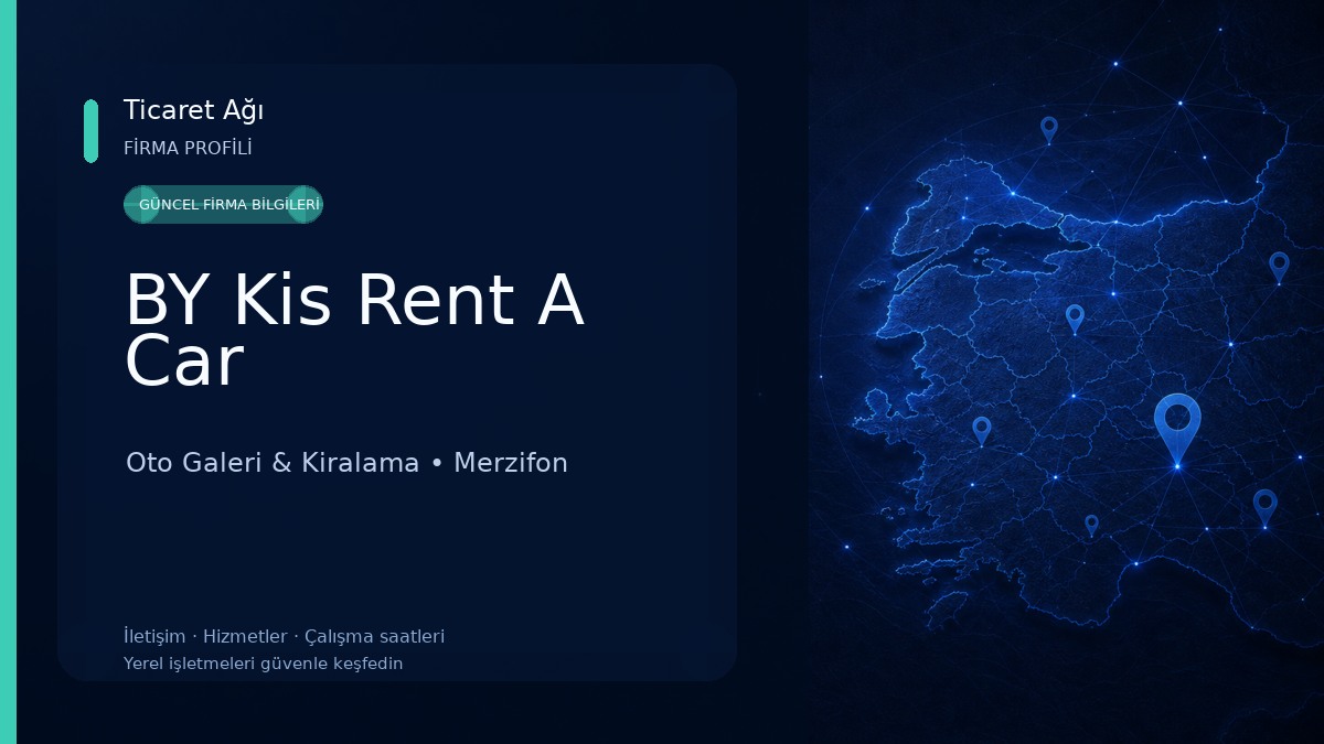 BY Kis Rent A Car Oto Galeri & Kiralama