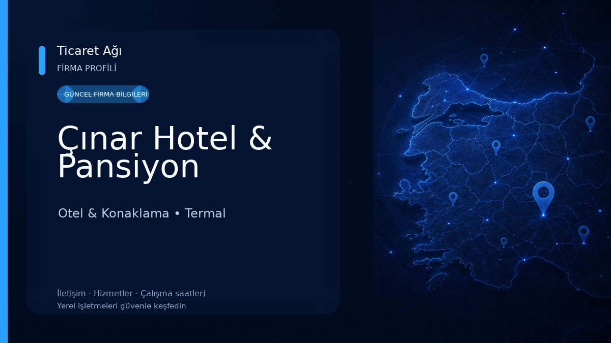 Çınar Hotel & Pansiyon Otel & Konaklama
