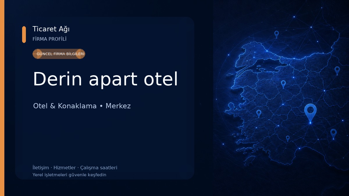 Derin apart otel Otel & Konaklama