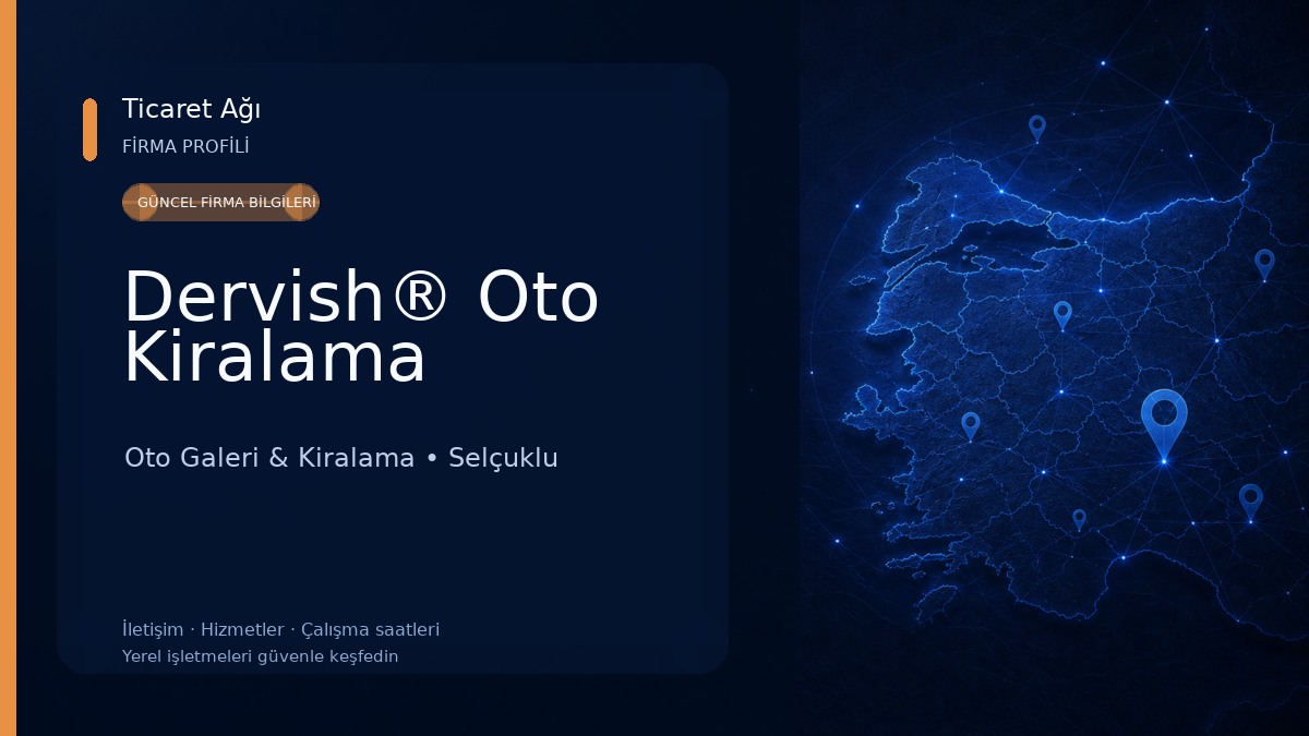 Dervish® Oto Kiralama Oto Galeri & Kiralama