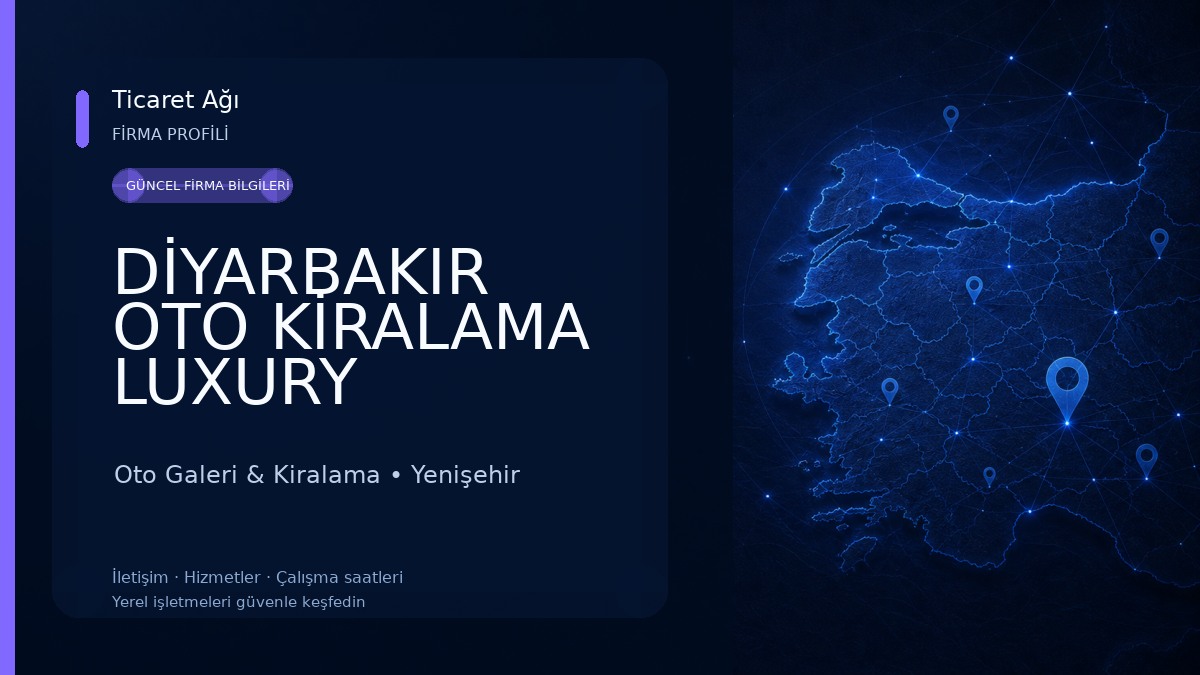 DİYARBAKIR OTO KİRALAMA LUXURY