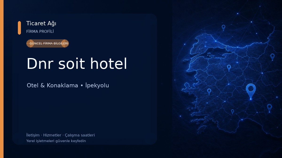 Dnr soit hotel Otel & Konaklama