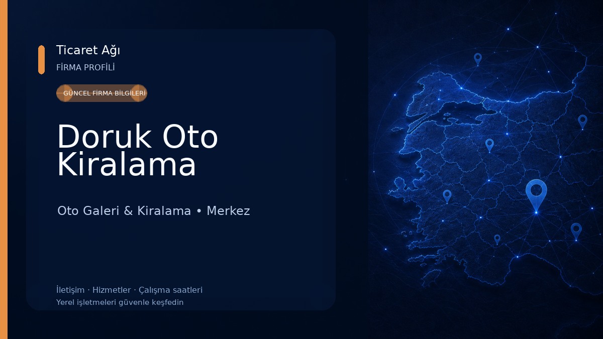 Doruk Oto Kiralama Oto Galeri & Kiralama