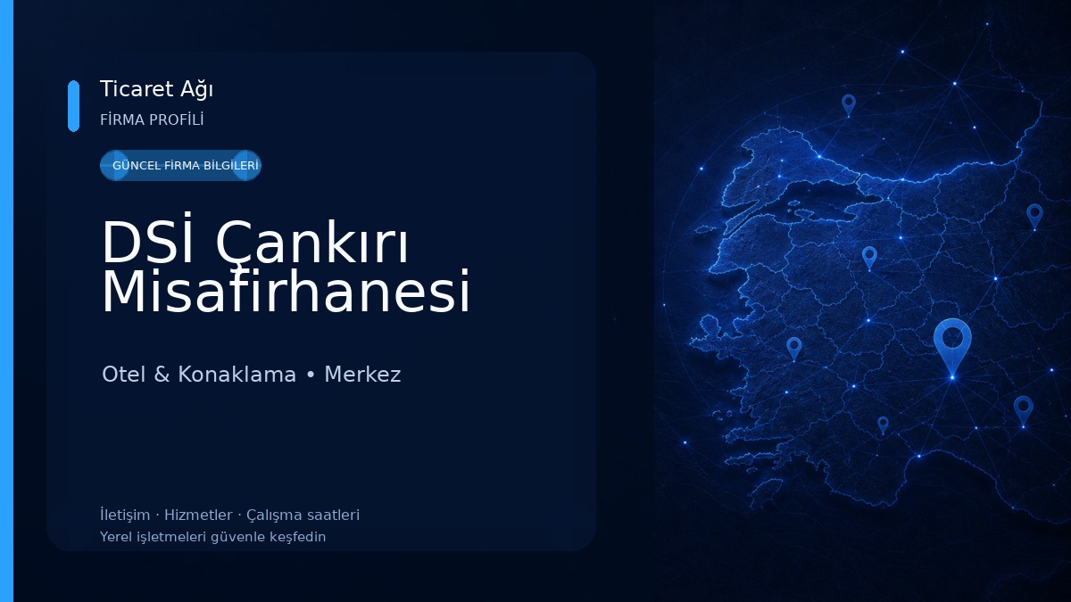 DSİ Çankırı Misafirhanesi Otel & Konaklama