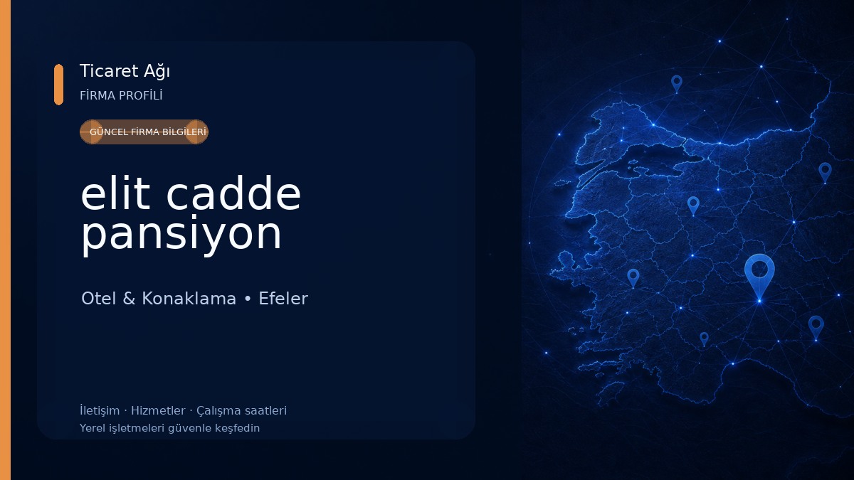 elit cadde pansiyon Otel & Konaklama