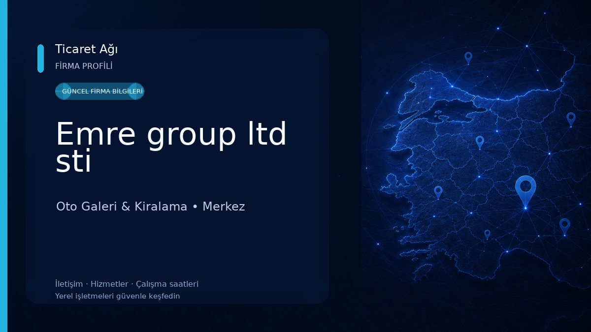 Emre group ltd sti