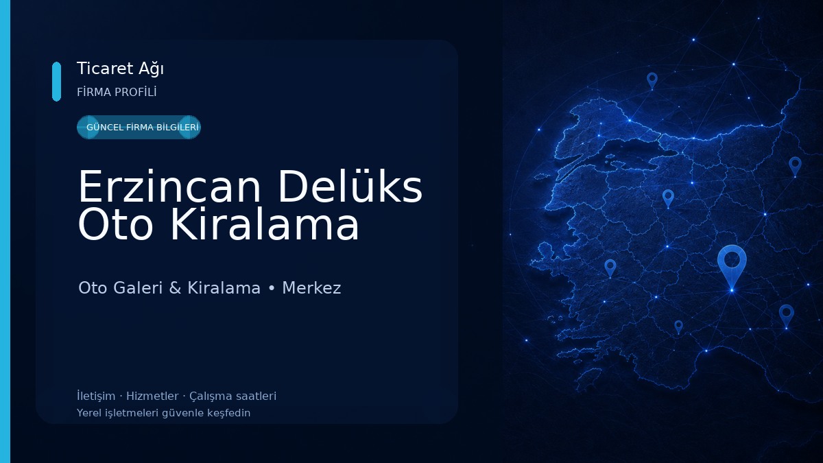 Erzincan Delüks Oto Kiralama 