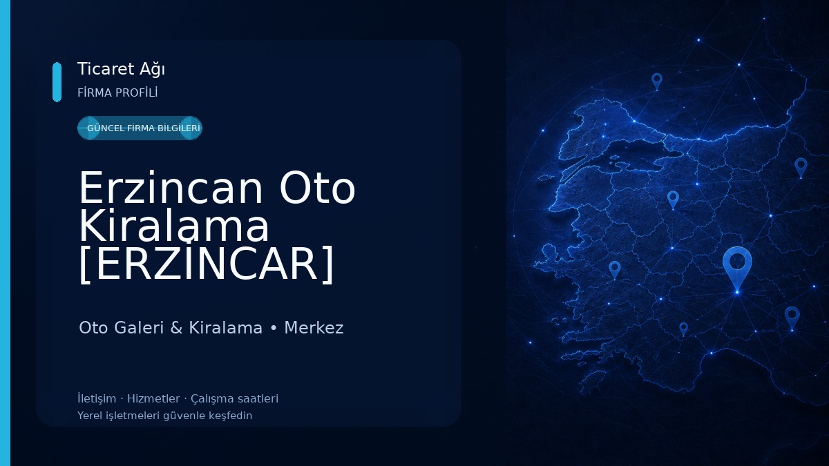 Erzincan Oto Kiralama [ERZİNCAR] 
