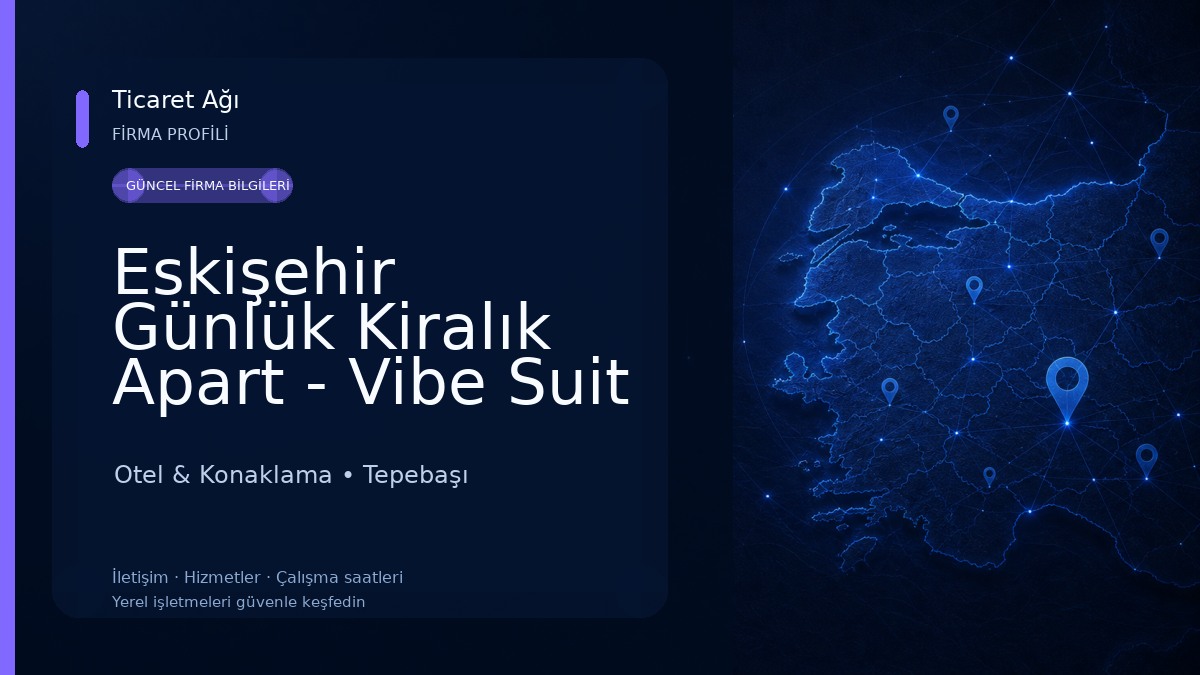 Eskişehir Günlük Kiralık Apart - Vibe Suit 