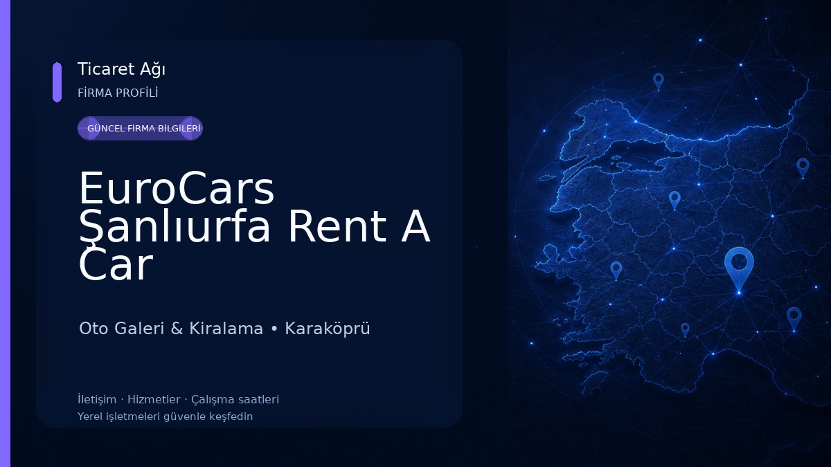 EuroCars Şanlıurfa Rent A Car Oto Galeri & Kiralama