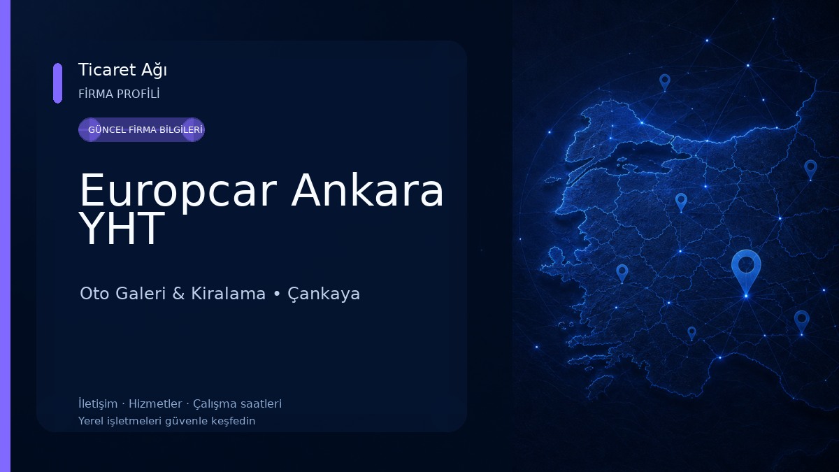 Europcar Ankara YHT Oto Galeri & Kiralama