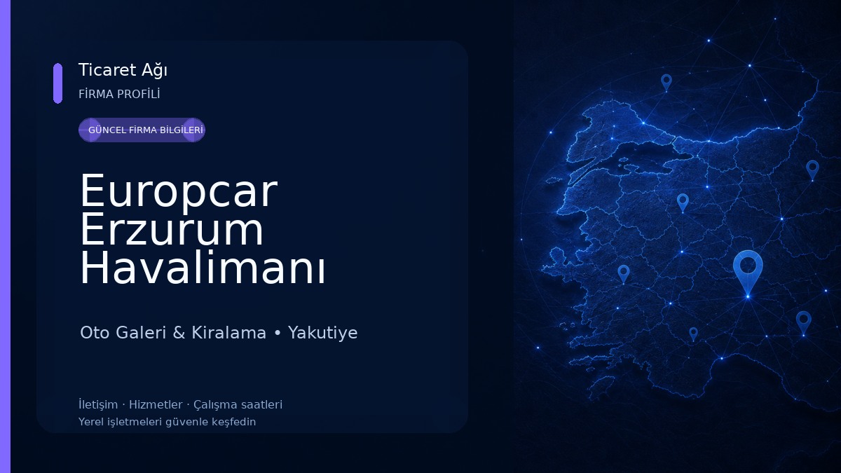 Europcar Erzurum Havalimanı Oto Galeri & Kiralama