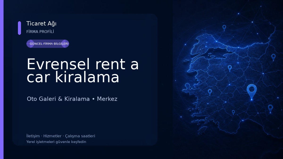 Evrensel rent a car kiralama Oto Galeri & Kiralama