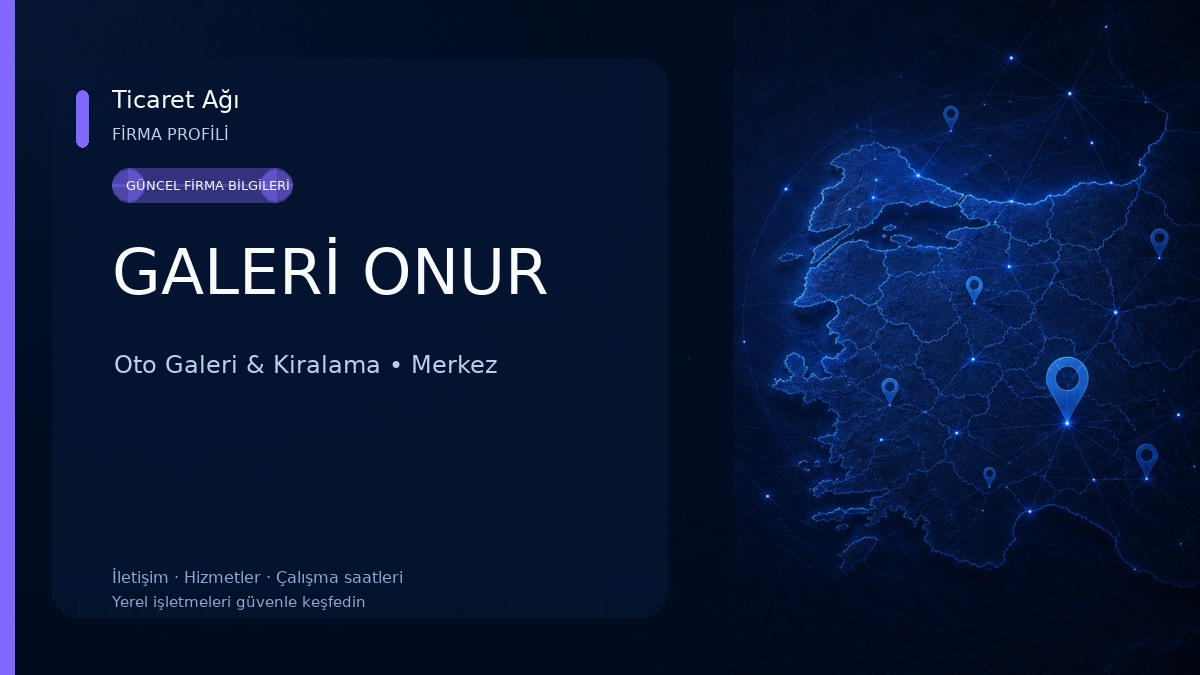 GALERİ ONUR Oto Galeri & Kiralama