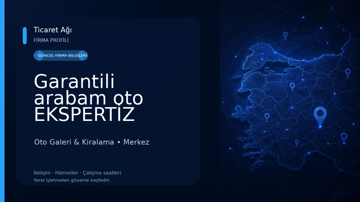 Garantili arabam oto EKSPERTİZ Oto Galeri & Kiralama