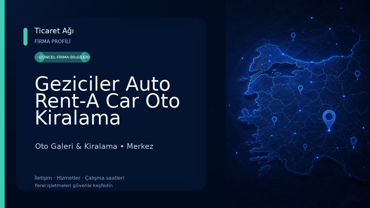 Geziciler Auto Rent-A Car Oto Kiralama 