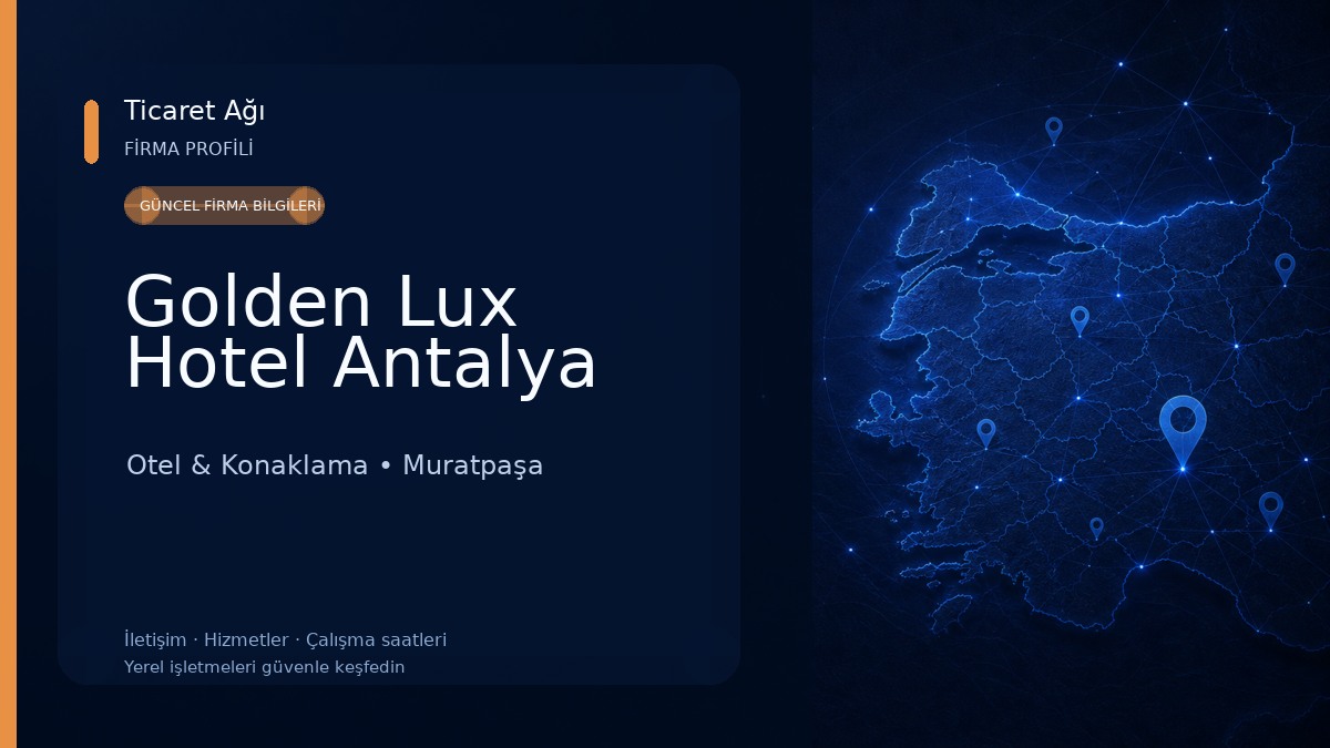 Golden Lux Hotel Antalya Otel & Konaklama