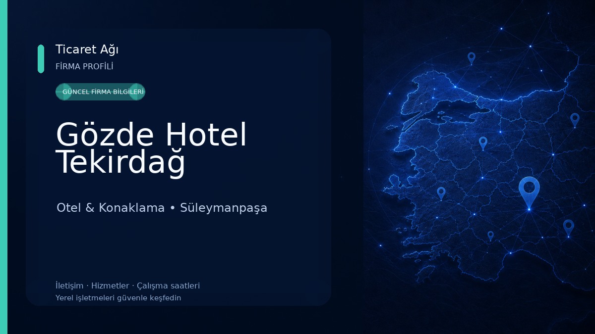 Gözde Hotel Tekirdağ Otel & Konaklama