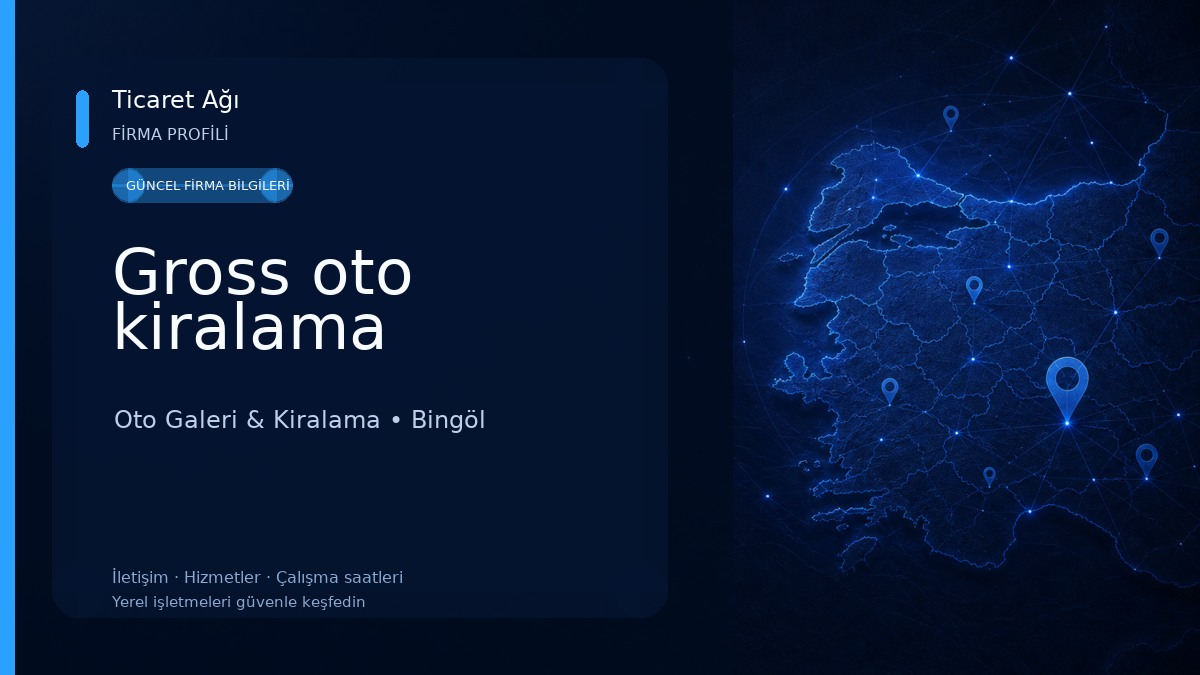 Gross oto kiralama Oto Galeri & Kiralama
