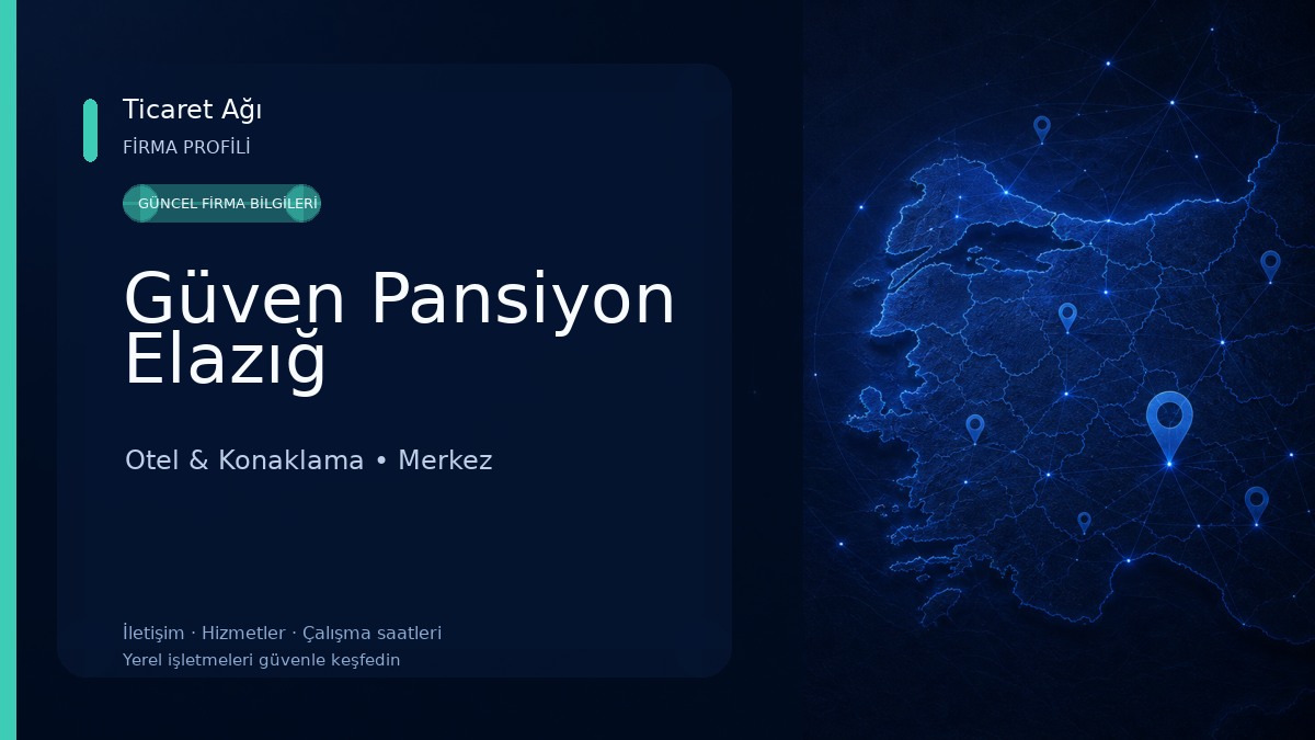 Güven Pansiyon Elazığ Otel & Konaklama