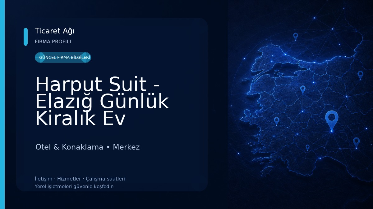 Harput Suit - Elazığ Günlük Kiralık Ev