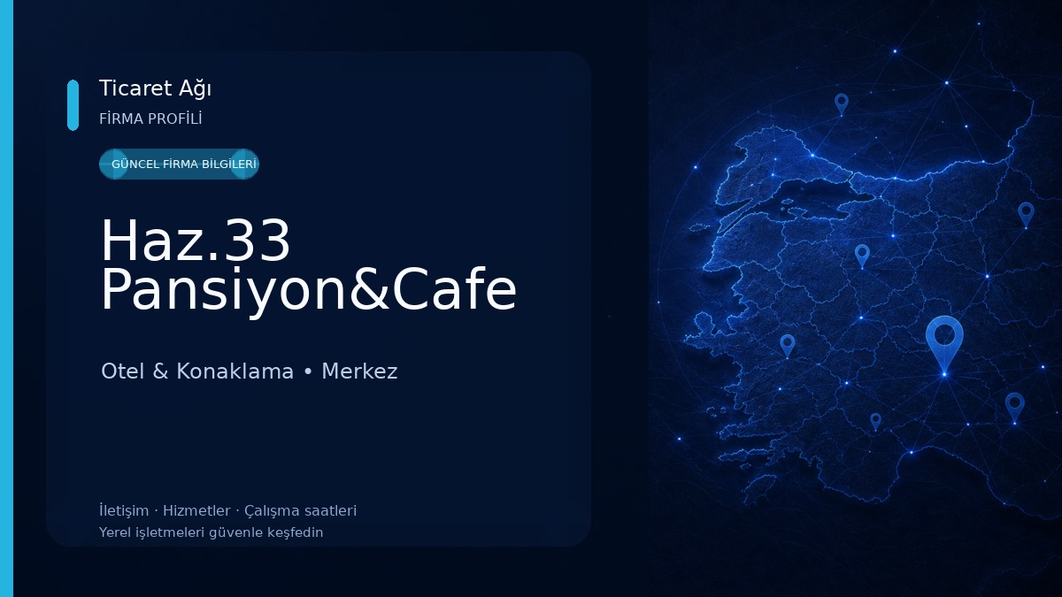 Haz.33 Pansiyon&Cafe Otel & Konaklama