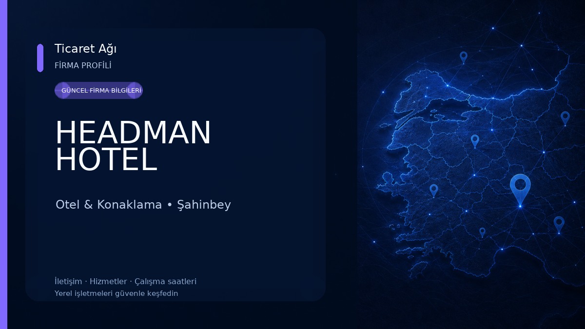 HEADMAN HOTEL Otel & Konaklama